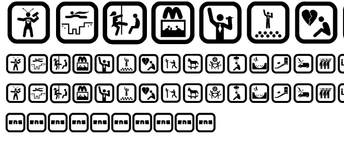 FUNNY ICON font